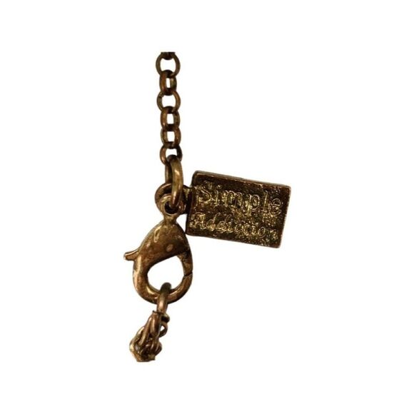 Vintage Simple Addiction Cherry Bright Red Beaded Gold Tone Statement Necklace - Picture 8 of 9